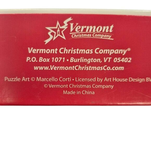 Vermont Christmas Co Christmas Pups by Marcello Corti 1000 pc Jigsaw Puzzle - Picture 6 of 8